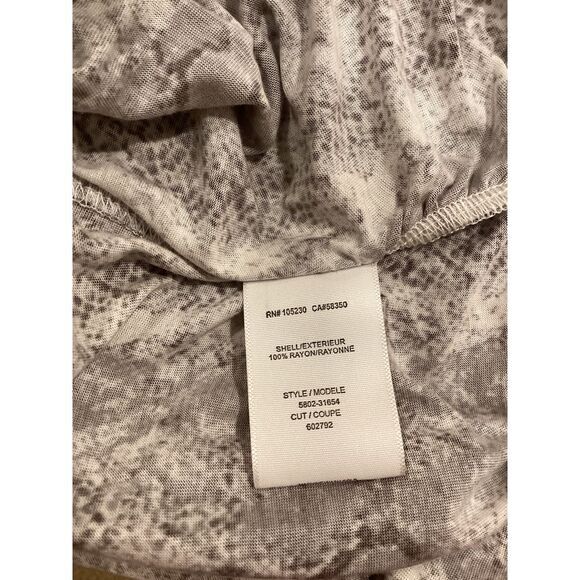 Soft Joie Gray Tahar Python Snake Print Dress Size Small‎ - Picture 8 of 8